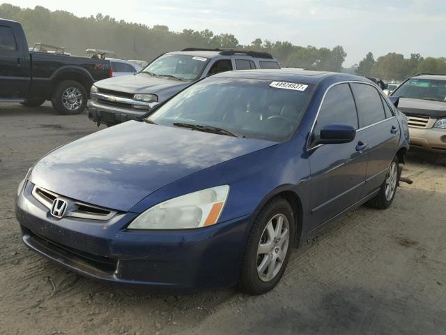 1HGCM66515A066339 - 2005 HONDA ACCORD EX BLUE photo 2