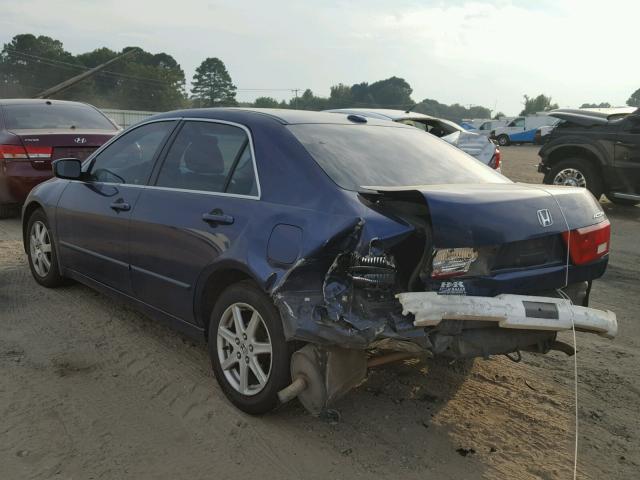 1HGCM66515A066339 - 2005 HONDA ACCORD EX BLUE photo 3