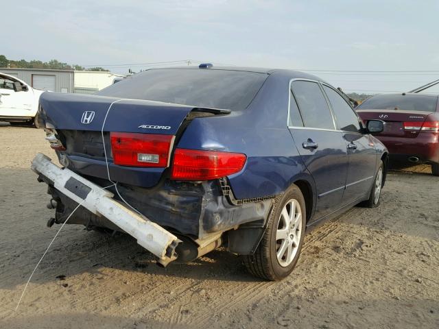 1HGCM66515A066339 - 2005 HONDA ACCORD EX BLUE photo 4