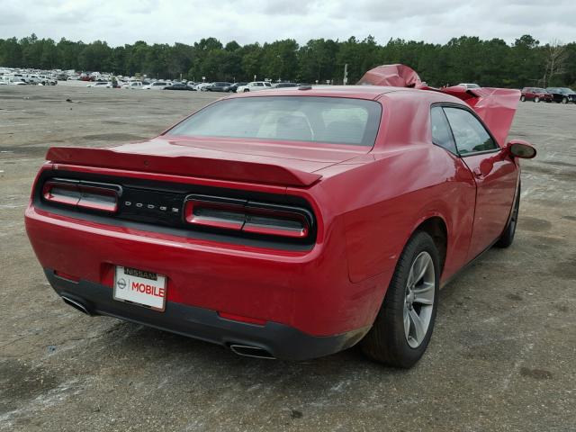 2C3CDZAG4FH856234 - 2015 DODGE CHALLENGER RED photo 4