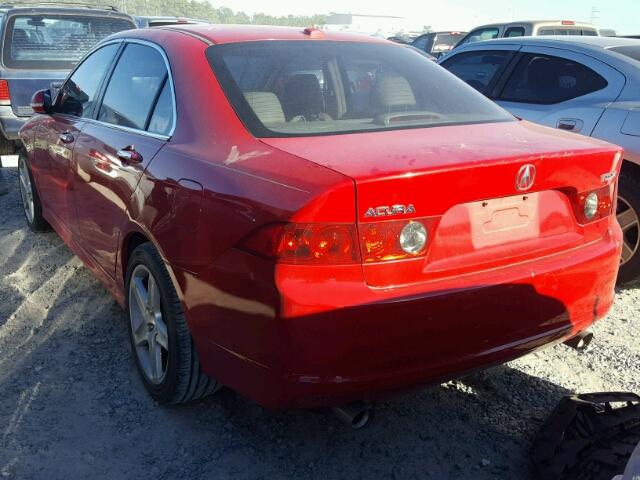 JH4CL96897C000804 - 2007 ACURA TSX RED photo 3