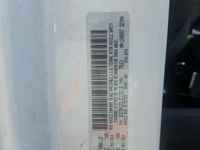 3C6TRVCG5JE113113 - 2018 RAM PROMASTER 白色 照片 10