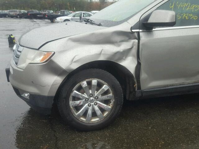 2FMDK49C78BA74733 - 2008 FORD EDGE LIMIT GRAY photo 9