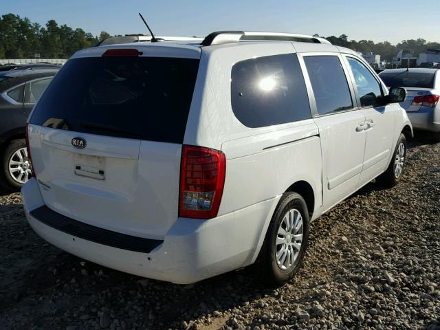 KNDMG4C74C6432654 - 2012 KIA SEDONA LX BLUE photo 4