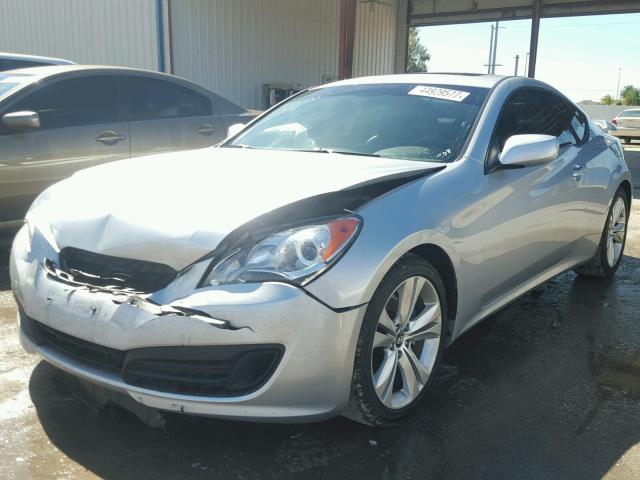 KMHHT6KD9CU077908 - 2012 HYUNDAI GENESIS CO SILVER photo 2