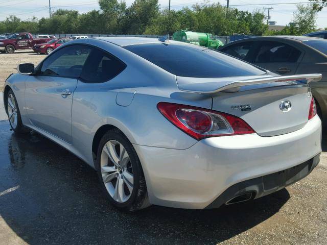 KMHHT6KD9CU077908 - 2012 HYUNDAI GENESIS CO SILVER photo 3