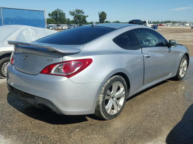 KMHHT6KD9CU077908 - 2012 HYUNDAI GENESIS CO SILVER photo 4