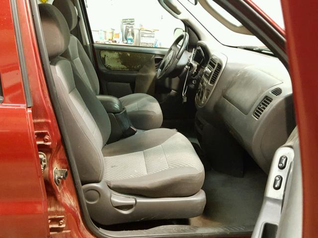 1FMYU93163KC76199 - 2003 FORD ESCAPE XLT RED photo 5