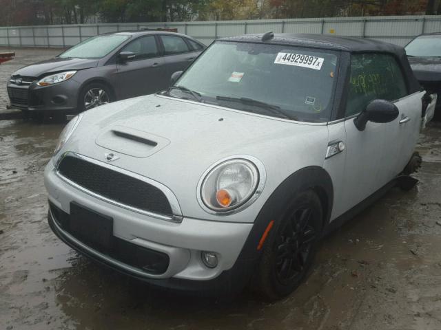 WMWZP3C58FT708383 - 2015 MINI COOPER S GRAY photo 2