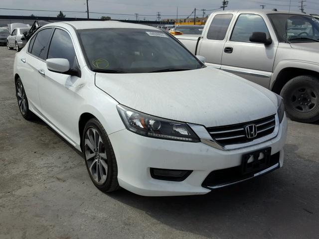 1HGCR2F57FA137586 - 2015 HONDA ACCORD SPO WHITE photo 1