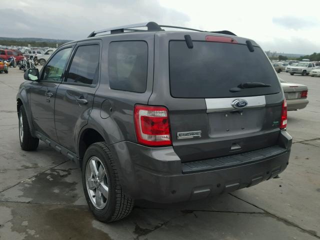 1FMCU0EG0CKC17138 - 2012 FORD ESCAPE SILVER photo 3