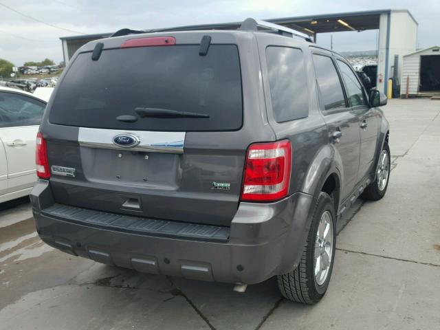 1FMCU0EG0CKC17138 - 2012 FORD ESCAPE SILVER photo 4