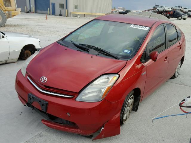 JTDKB20U777638636 - 2007 TOYOTA PRIUS RED photo 2