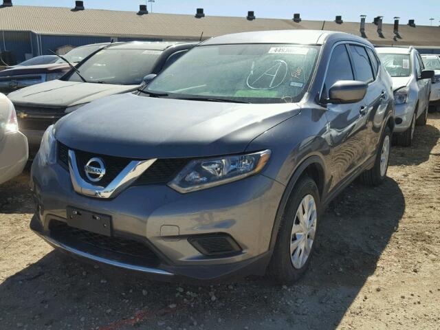 5N1AT2MT8GC877173 - 2016 NISSAN ROGUE S GRAY photo 2