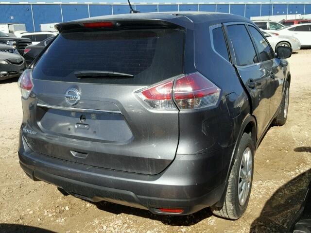 5N1AT2MT8GC877173 - 2016 NISSAN ROGUE S GRAY photo 4