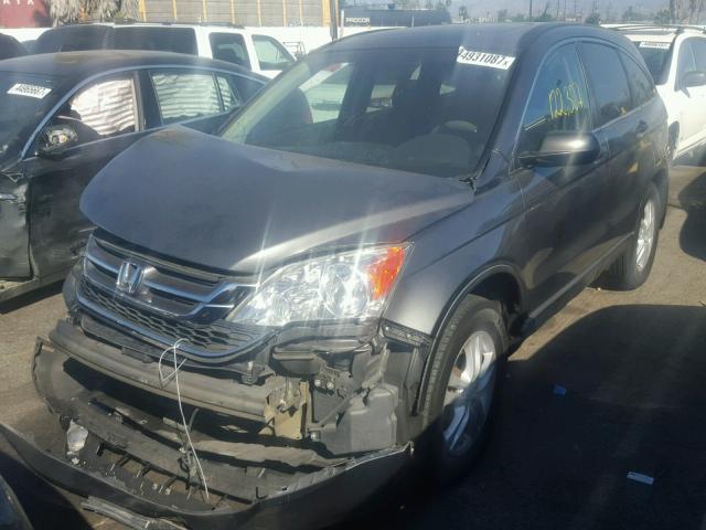 5J6RE3H55BL026888 - 2011 HONDA CR-V EX GRAY photo 2