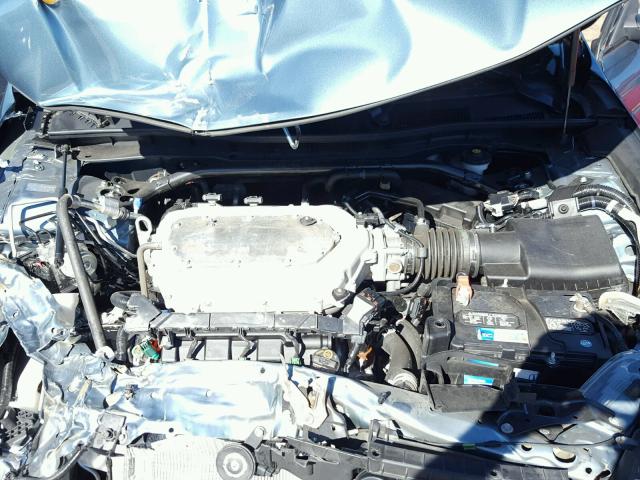 5J6TF1H51EL001661 - 2014 HONDA CROSSTOUR BLUE photo 7