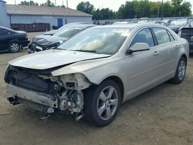 1G1ZC5E10BF385579 - 2011 CHEVROLET MALIBU 1LT GOLD photo 2