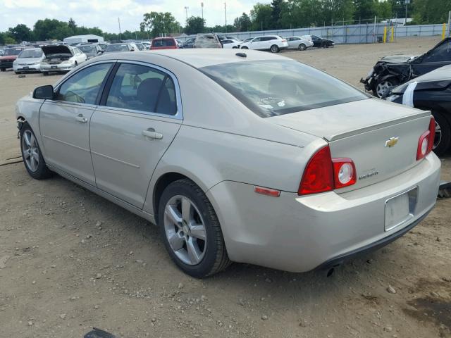 1G1ZC5E10BF385579 - 2011 CHEVROLET MALIBU 1LT GOLD photo 3