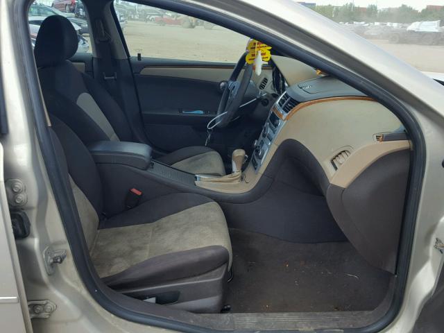 1G1ZC5E10BF385579 - 2011 CHEVROLET MALIBU 1LT GOLD photo 5
