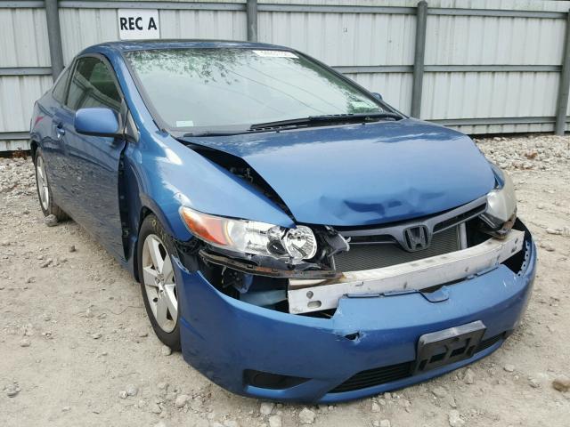2HGFG12818H537287 - 2008 HONDA CIVIC EX BLUE photo 1