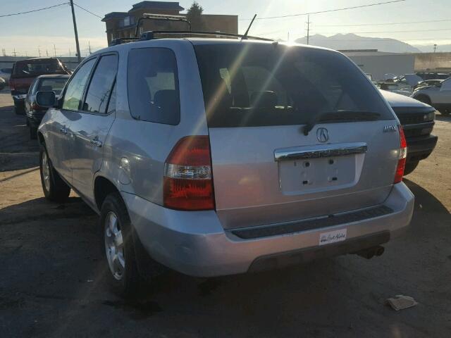 2HNYD18283H512148 - 2003 ACURA MDX SILVER photo 3