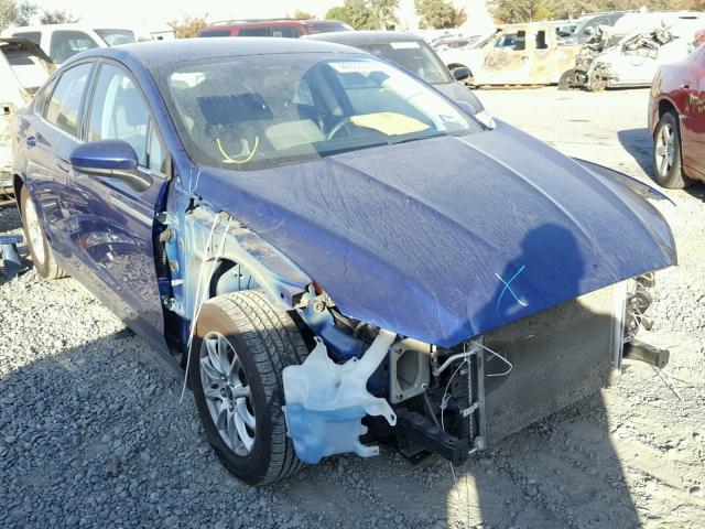 3FA6P0G70FR183990 - 2015 FORD FUSION S BLUE photo 1