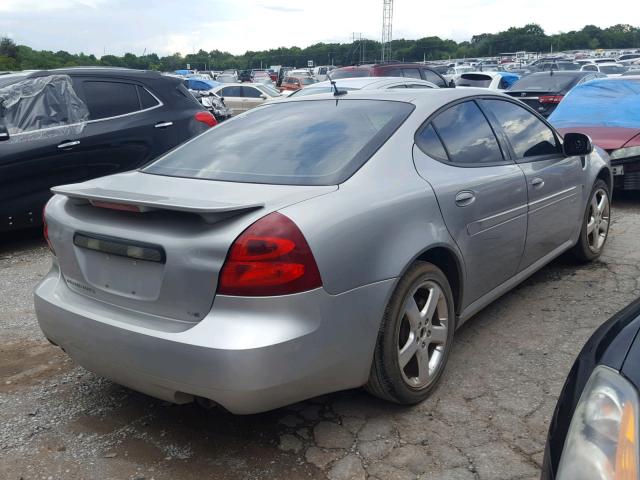 2G2WC58C081168173 - 2008 PONTIAC GRAND PRIX SILVER photo 4