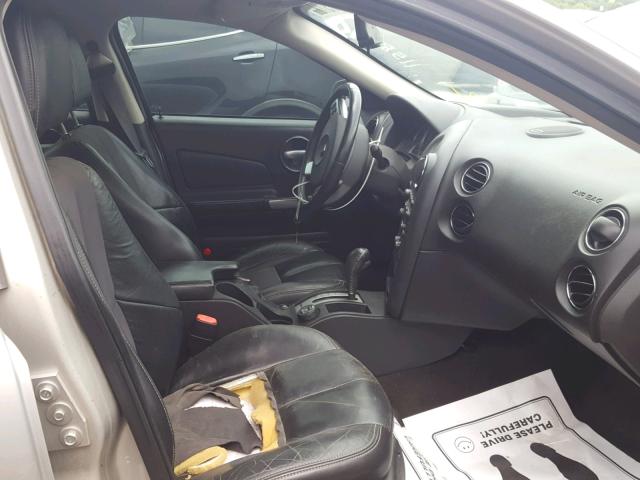 2G2WC58C081168173 - 2008 PONTIAC GRAND PRIX SILVER photo 5