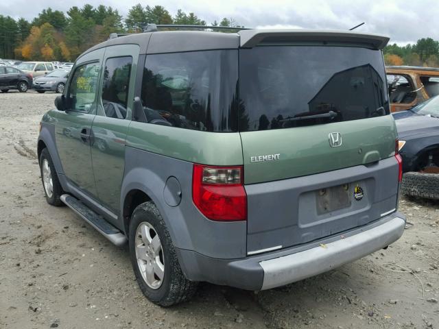 5J6YH28593L045927 - 2003 HONDA ELEMENT EX GREEN photo 3