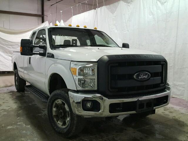 1FT7X2B69CEB60358 - 2012 FORD F250 SUPER WHITE photo 1