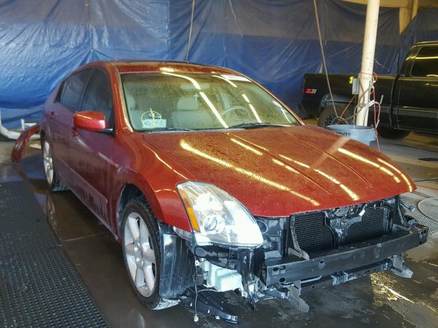 1N4BA41E15C846480 - 2005 NISSAN MAXIMA SE RED photo 1