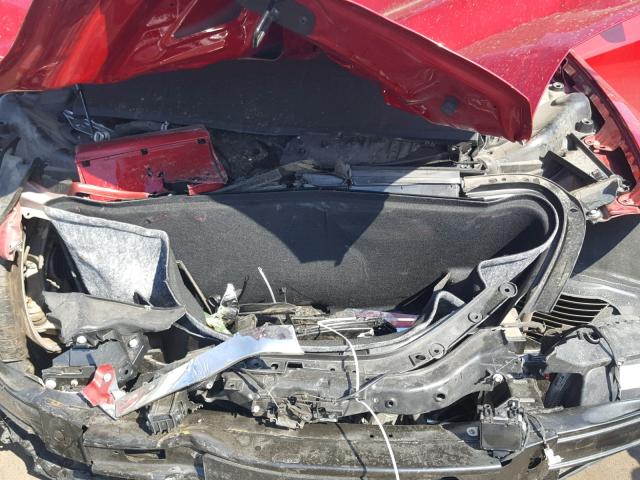 5YJSA1E23HF190346 - 2017 TESLA MODEL S RED photo 7