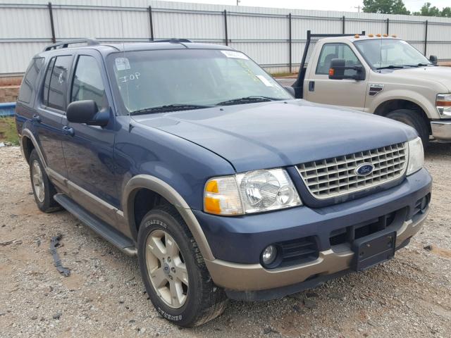 1FMZU84W73ZA74911 - 2003 FORD EXPLORER E BLUE photo 1