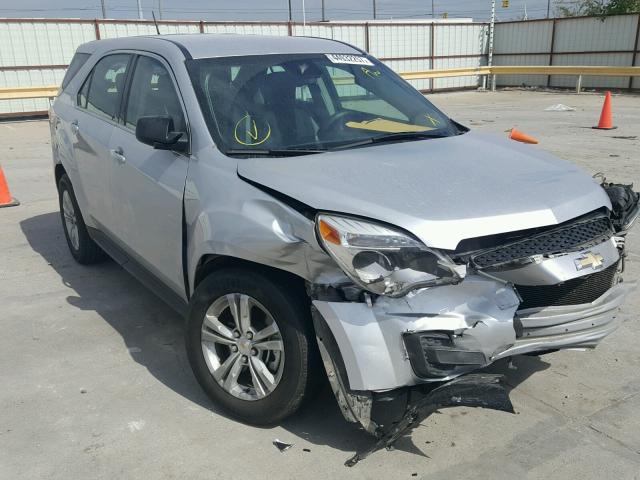 2GNALAEK2E6333513 - 2014 CHEVROLET EQUINOX LS SILVER photo 1