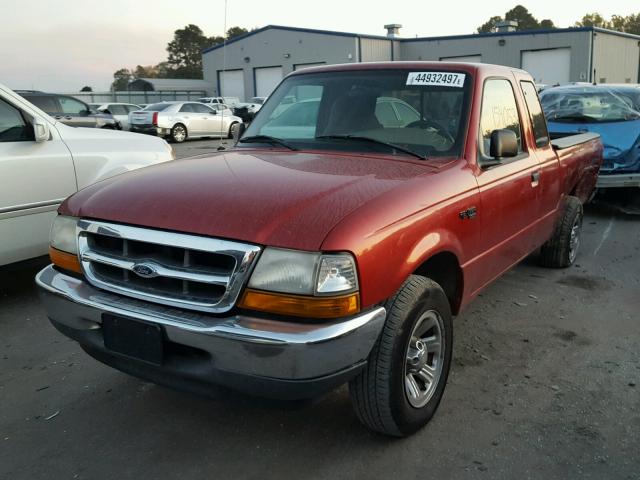 1FTYR14C0YTA98153 - 2000 FORD RANGER SUP RED photo 2