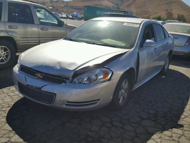 2G1WT57N391256837 - 2009 CHEVROLET IMPALA 1LT SILVER photo 2