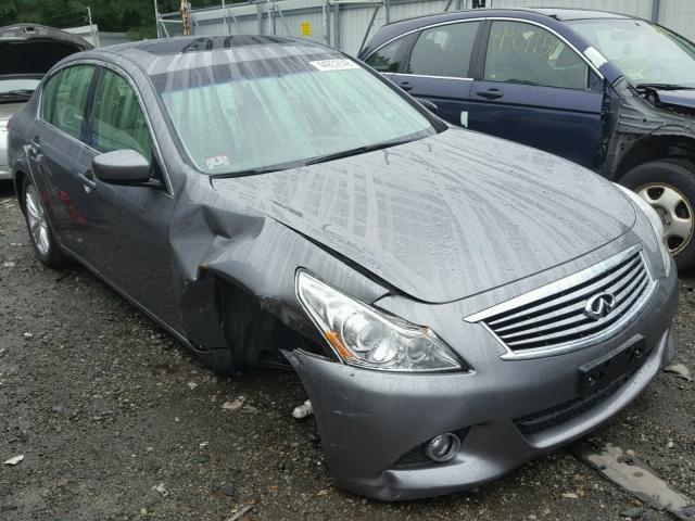 JN1CV6ARXDM765412 - 2013 INFINITI G37 SILVER photo 1