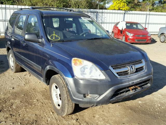 JHLRD78422C083267 - 2002 HONDA CR-V BLUE photo 1