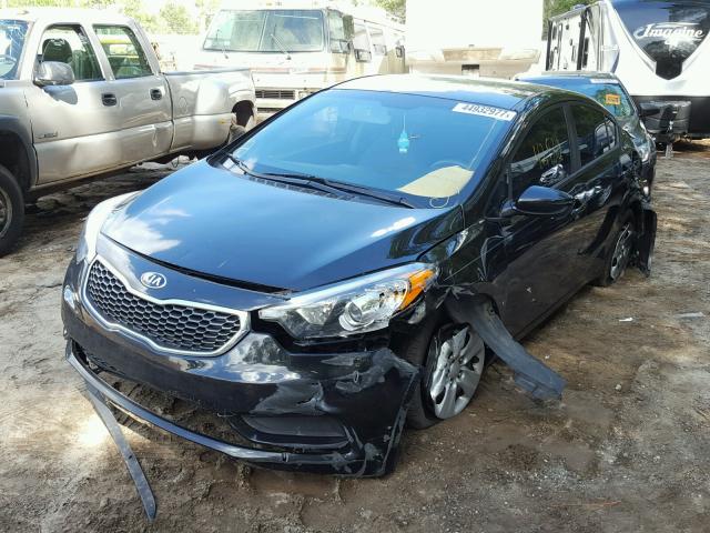 KNAFK4A68G5523288 - 2016 KIA FORTE BLACK photo 2