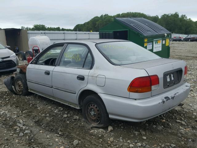 2HGEJ6423VH104780 - 1997 HONDA CIVIC CX SILVER photo 3