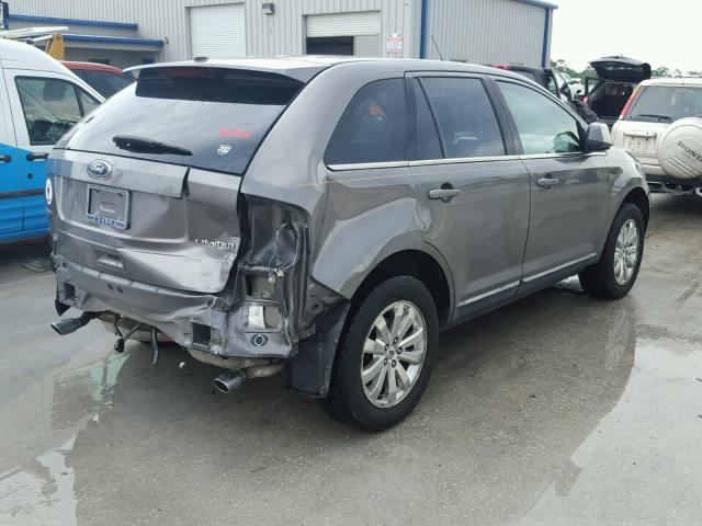 2FMDK3KC0ABA76494 - 2010 FORD EDGE LIMIT GRAY photo 4