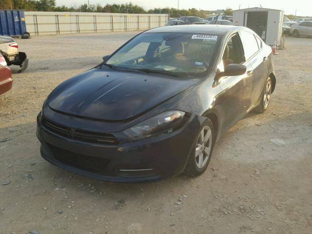 1C3CDFBB2FD275734 - 2015 DODGE DART SXT BLUE photo 2