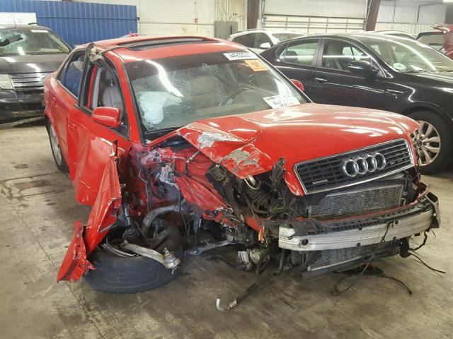 WAULC68E65A052870 - 2005 AUDI A4 1.8T QU RED photo 1