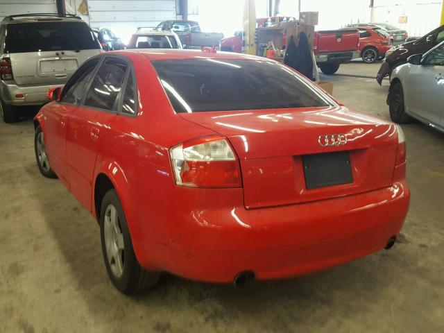 WAULC68E65A052870 - 2005 AUDI A4 1.8T QU RED photo 3