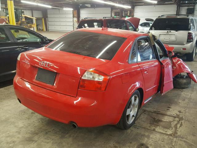 WAULC68E65A052870 - 2005 AUDI A4 1.8T QU RED photo 4