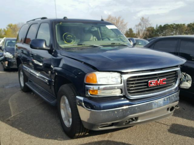 1GKEK13T05J210289 - 2005 GMC YUKON BLUE photo 1