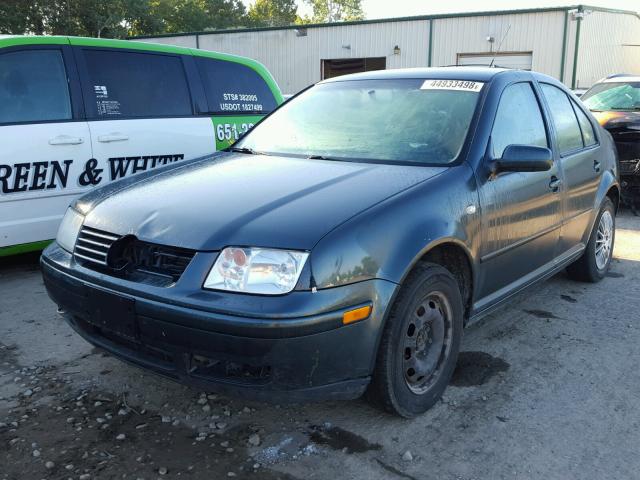 3VWRP69M43M077853 - 2003 VOLKSWAGEN JETTA GL T GREEN photo 2