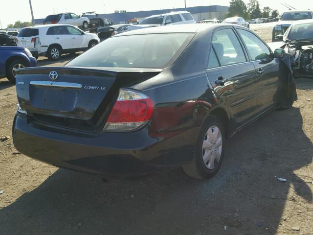 4T1BE32K56U163248 - 2006 TOYOTA CAMRY LE შავი ფოტო 4