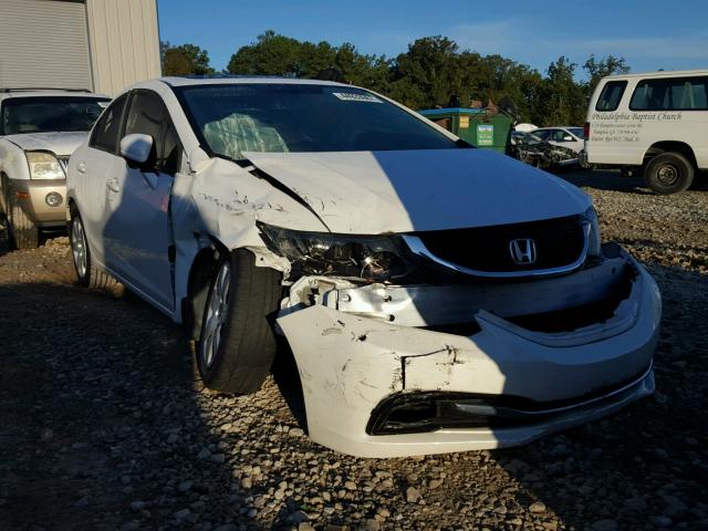 19XFB2F94FE090954 - 2015 HONDA CIVIC EXL WHITE photo 1